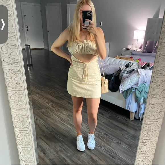 ruby & Jenna Dresses & Skirts - MABLE TAN DRESS - Ruby & Jenna